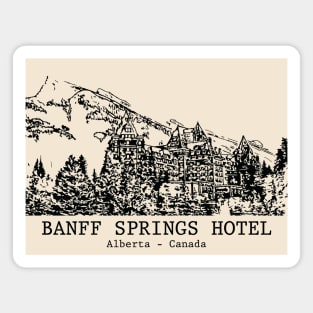 Banff Springs Hotel - Alberta Magnet